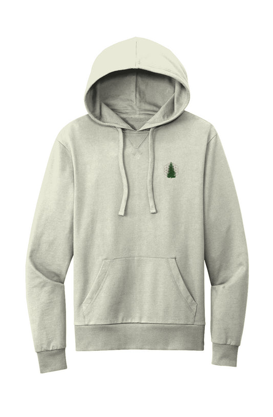 Organic French Terry Pullover Hoodie - Embroidered