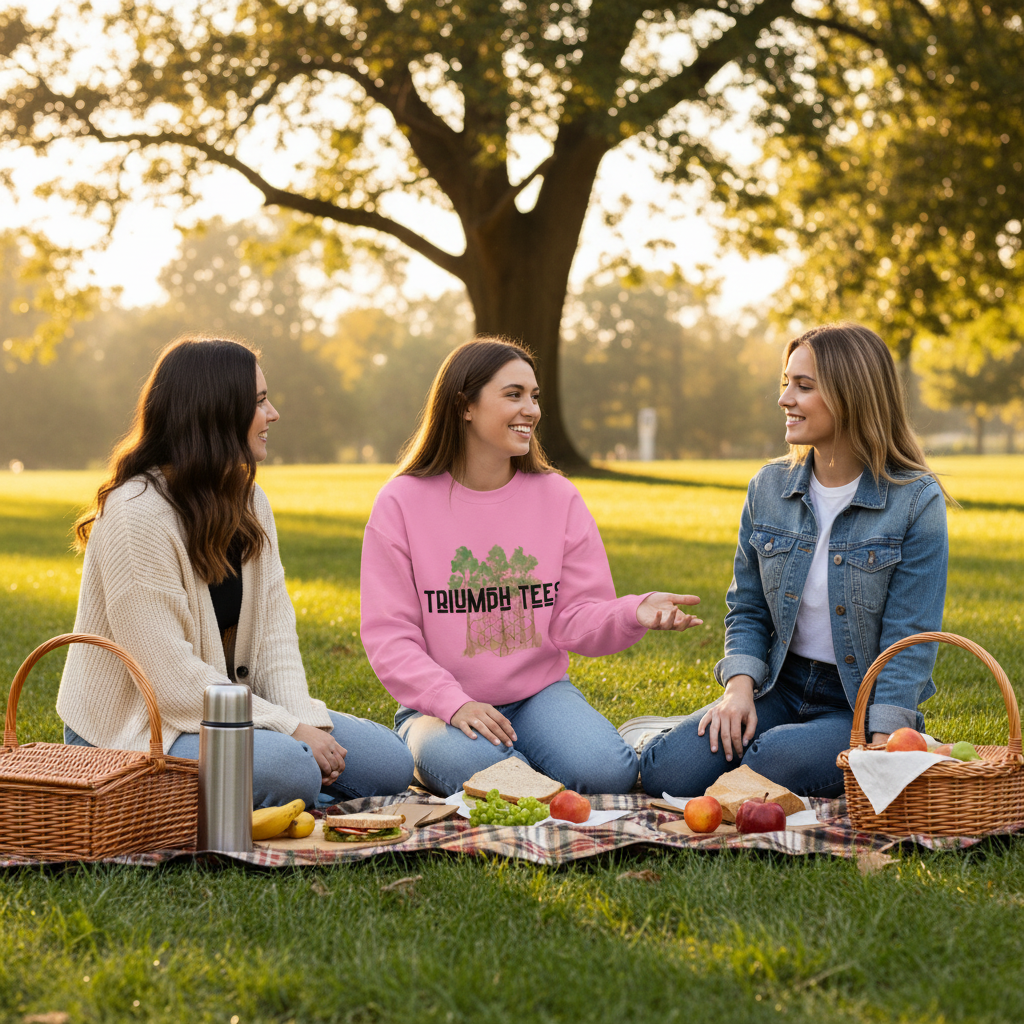 Women’s Organic Crew Neck Sweatshirt