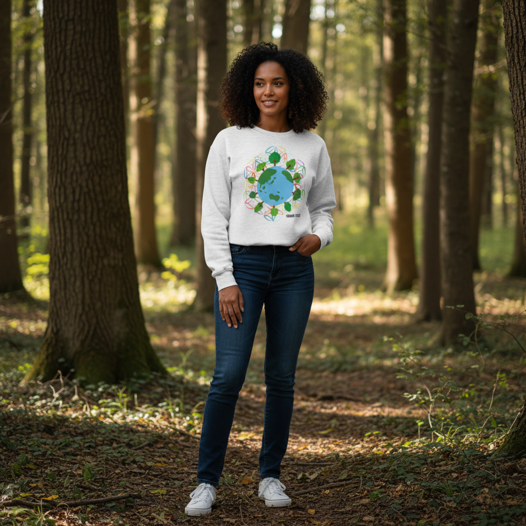 Women’s Organic Crew Neck Sweatshirt