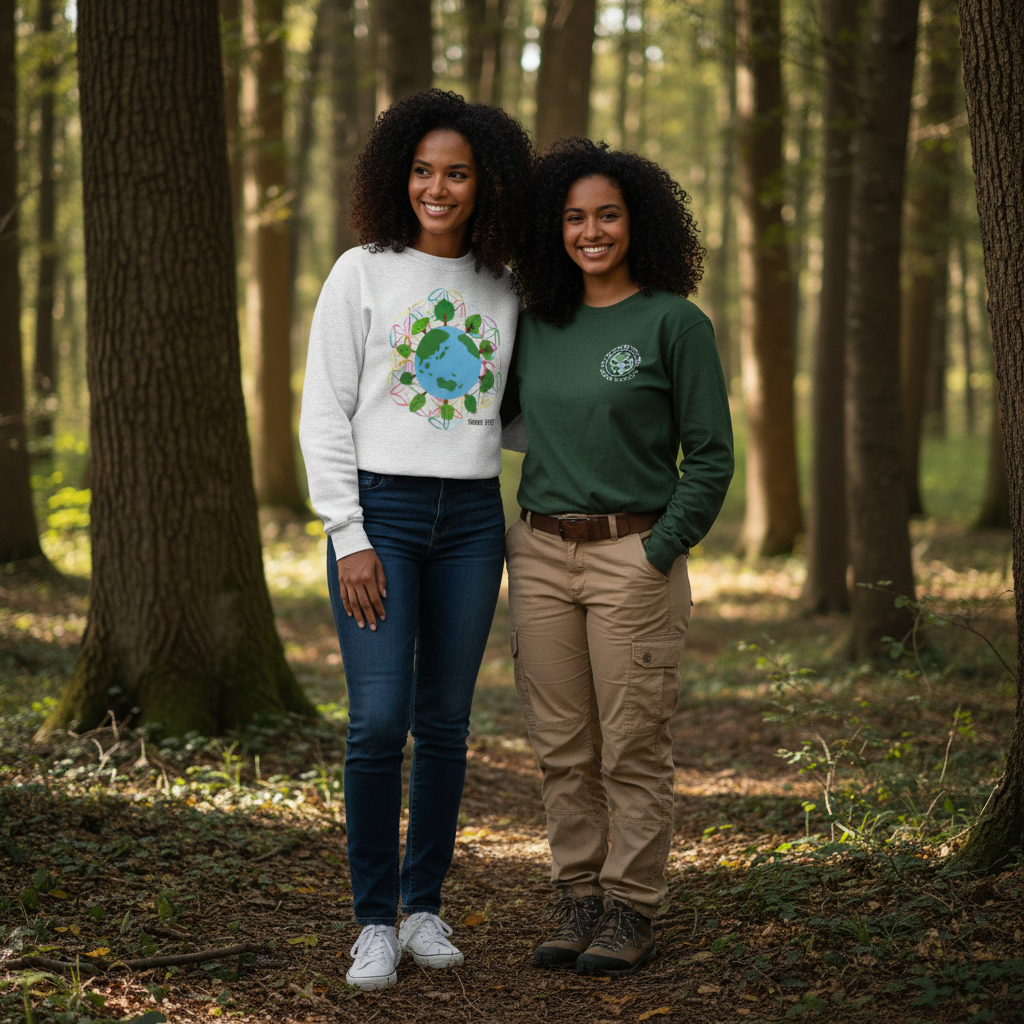 Women’s Organic Crew Neck Sweatshirt